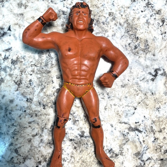 ⚡️LOT OF 6 WWF TITAN SPORTS 1986 VINTAGE RUBBER WRESTLING ACTION FIGURES⚡️ - Picture 4 of 7
